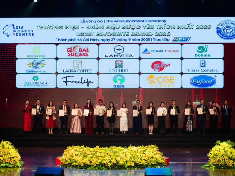 CGE nhận giải thưởng "Thương hiệu Hoa ngữ được yêu thích nhất 2025"