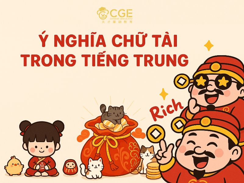 chữ tài trong tiếng Trung 1