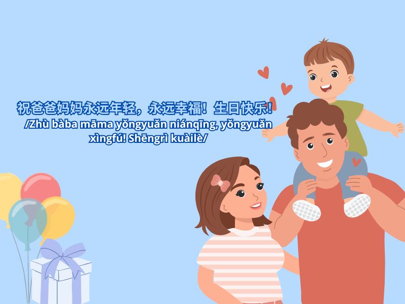 chúc mừng sinh nhật bằng tiếng Trung 3