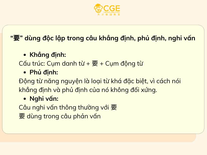 động từ năng nguyện 3 