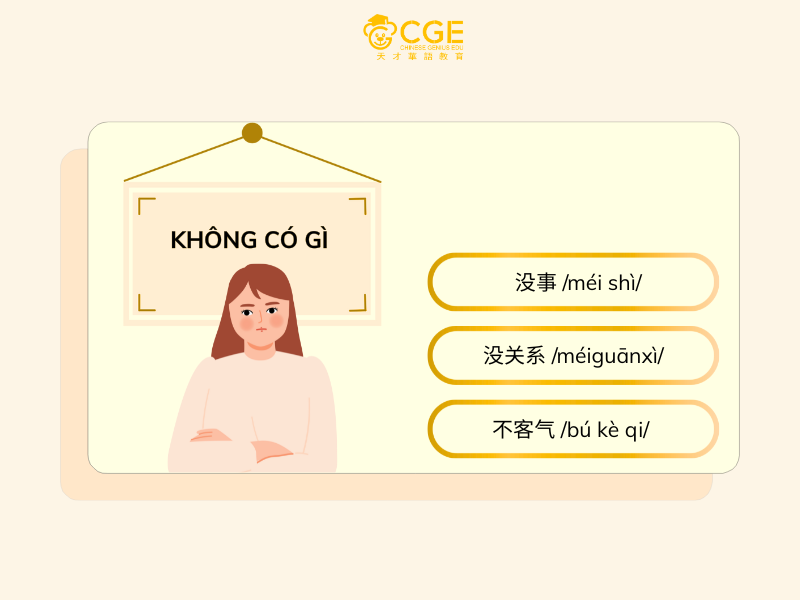 không có gì trong tiếng trung 1