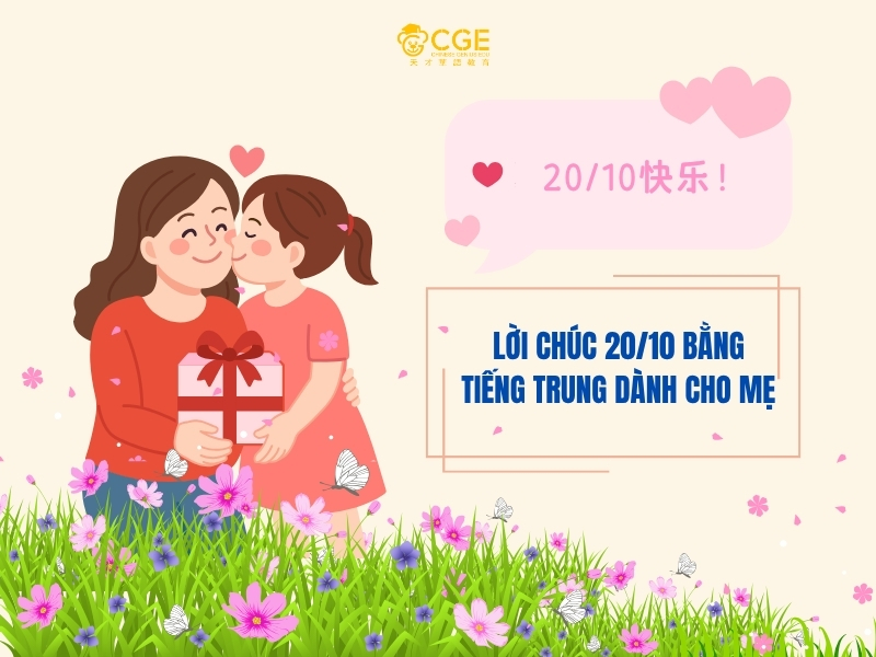 Lời chúc 20.10 bằng tiếng Trung 3
