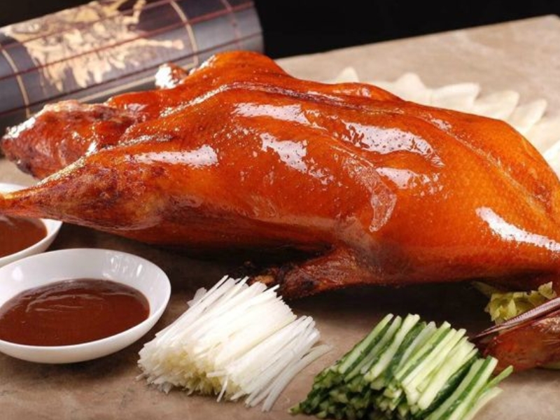 món ăn phải thử khi đến trung quốc - vịt quay bắc kinh 