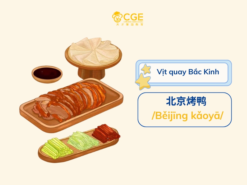 Món ăn phải thử khi đến Trung Quốc - viẹt quay Bắc Kinh 