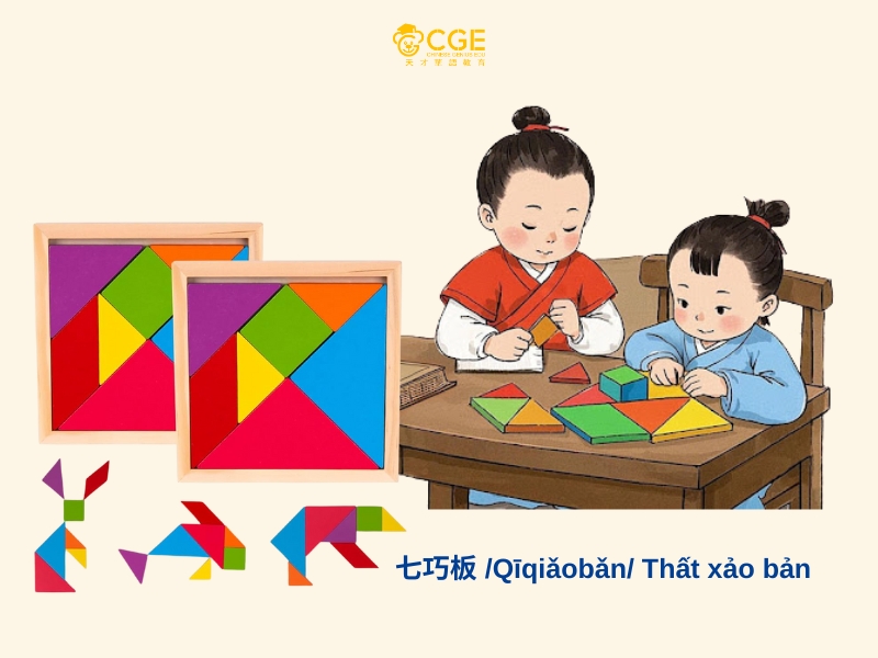 trò chơi dân gian Trung Quốc - Thất xảo bản 