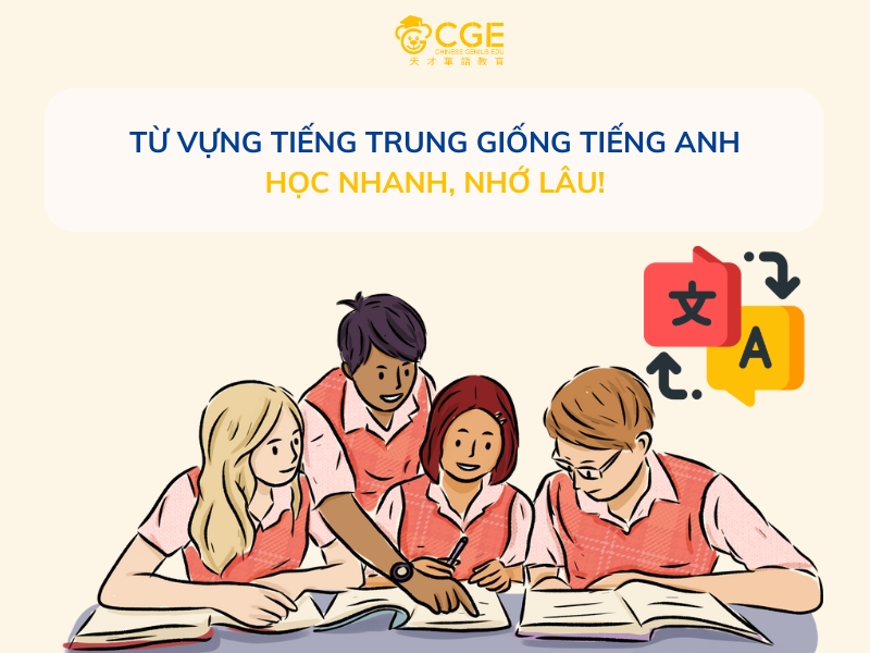 từ tiếng Trung giống tiếng Anh 