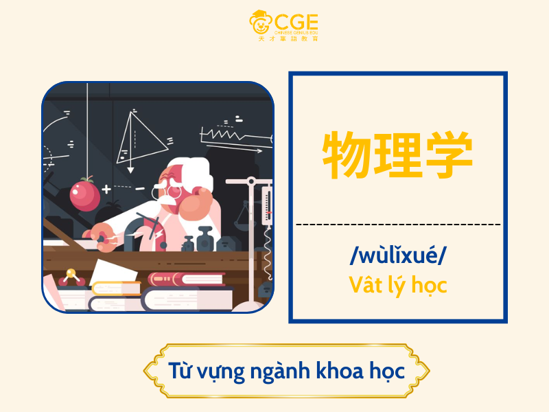 từ vựng tiếng trung ngành khoa học 3