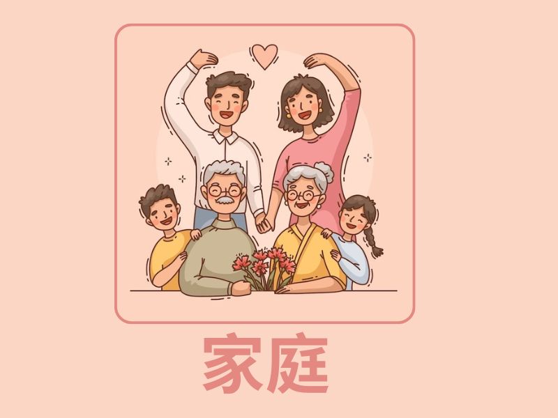 từ vựng tiếng Trung về gia đình 6