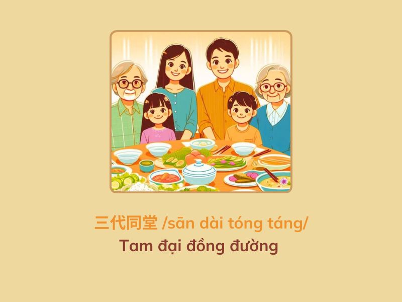 từ vựng tiếng Trung về gia đình 6