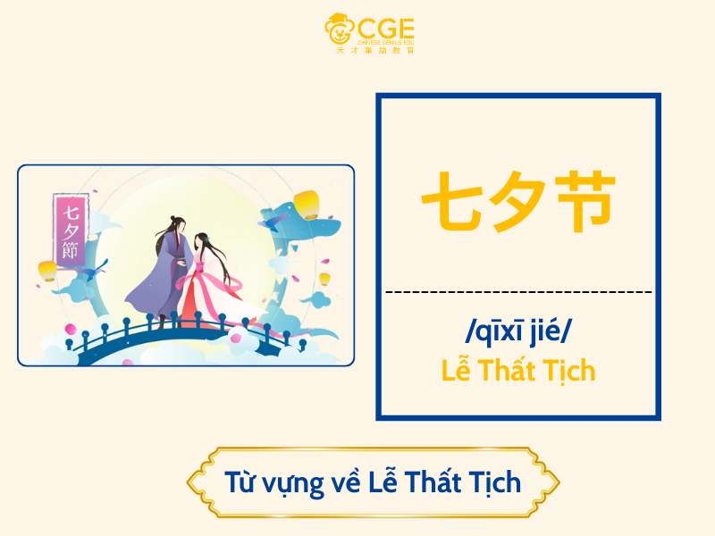 từ vựng tiếng trung về lễ thất tịch 2