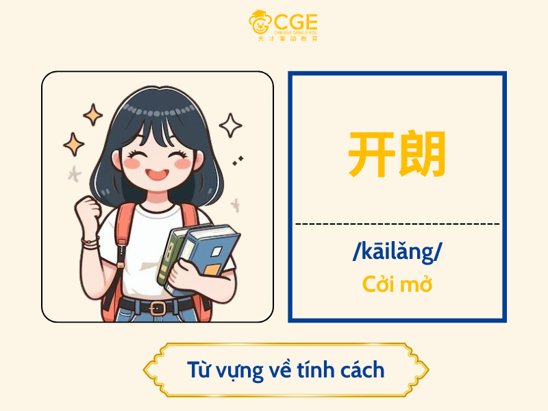 từ vựng tiếng trung về tính cách con người 2