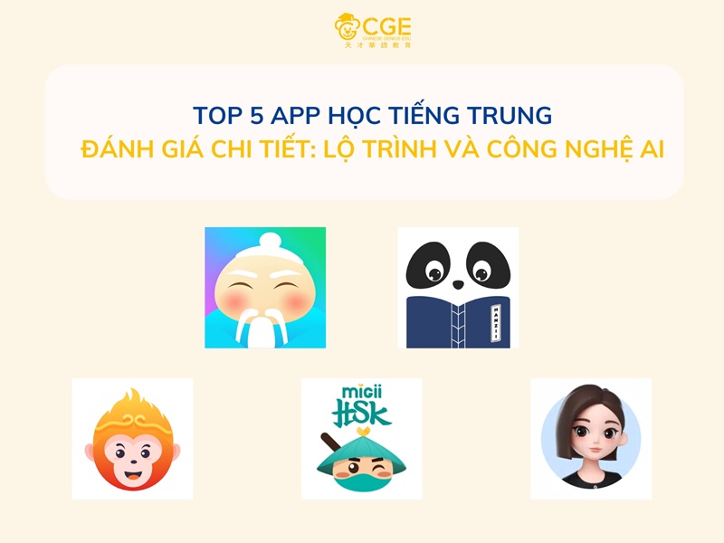 Top 5 App Học Tiếng Trung Tốt Nhất: Đánh Giá Chi Tiết Từ Lộ Trình Đến Công Nghệ AI