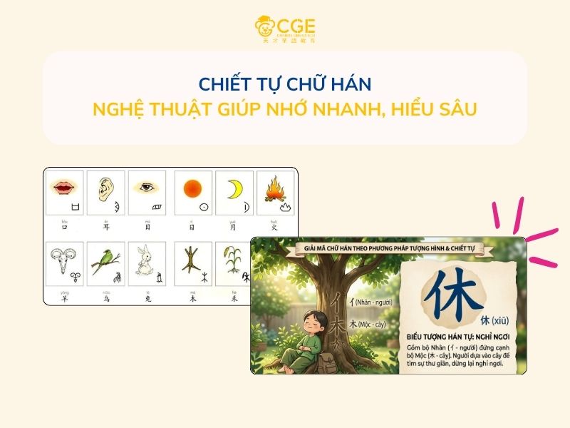 Chiết tự chữ Hán: Nghệ thuật giúp nhớ nhanh, hiểu sâu