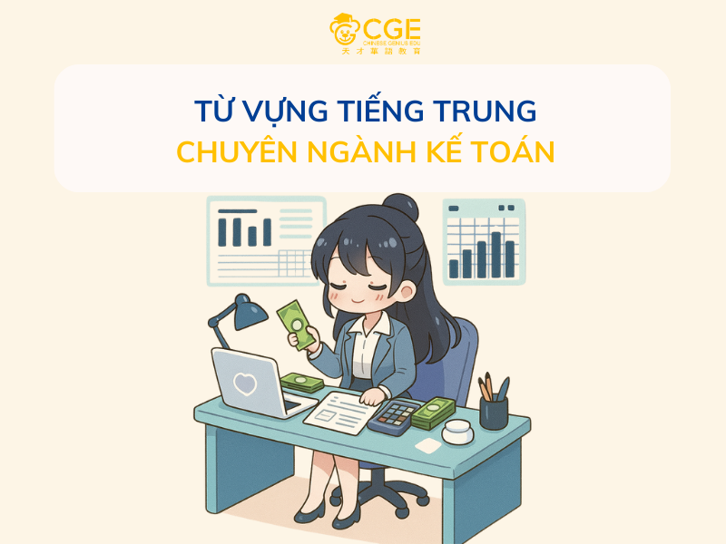 TỪ VỰNG TIẾNG TRUNG CHUYÊN NGÀNH KẾ TOÁN
