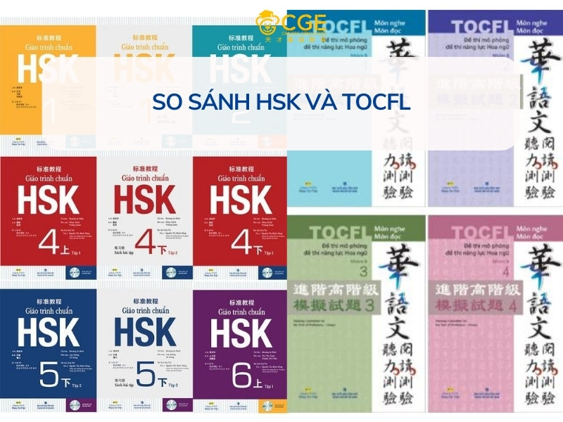 SỰ KHÁC NHAU GIỮA TOCFL VÀ HSK